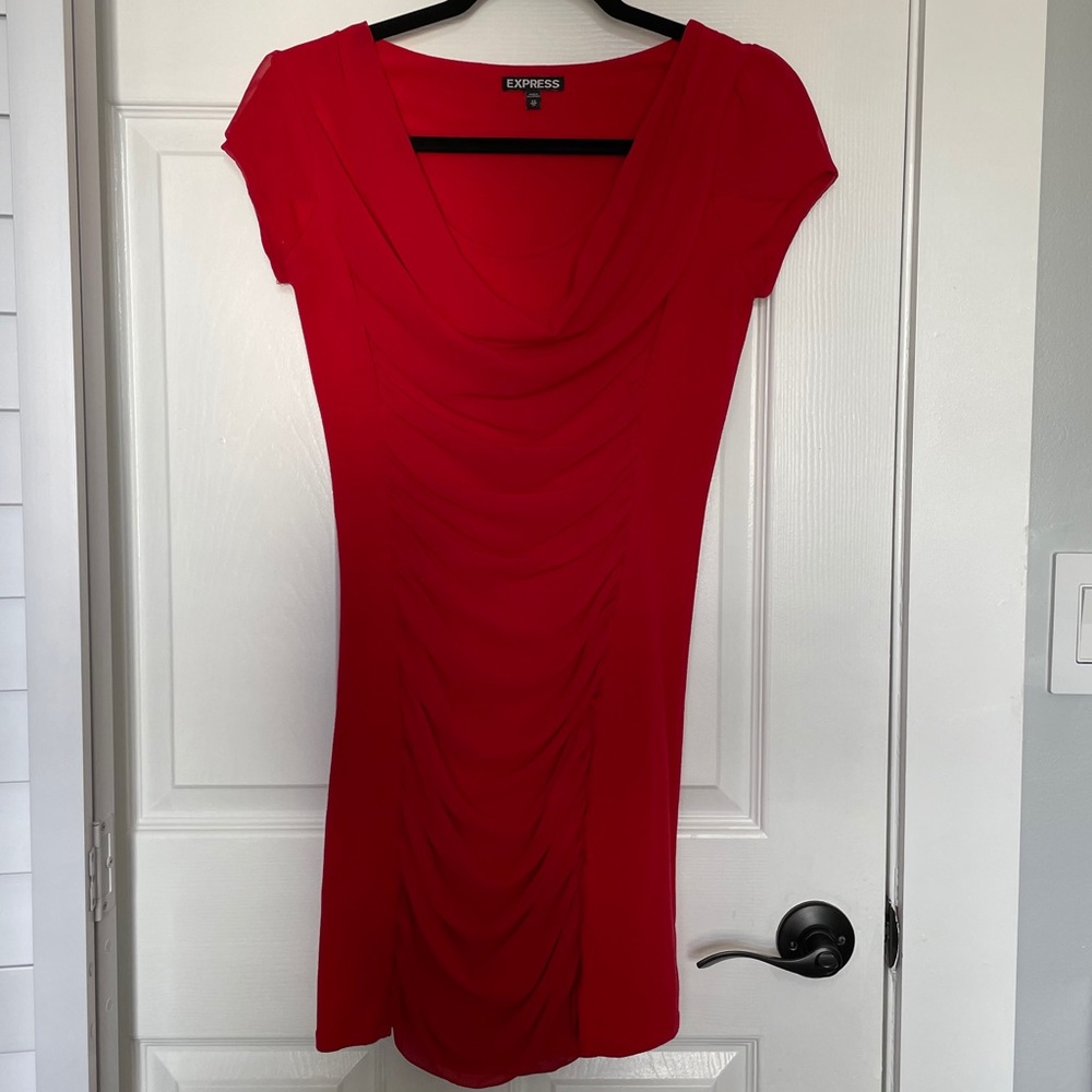 Holiday red dress from Express size XS